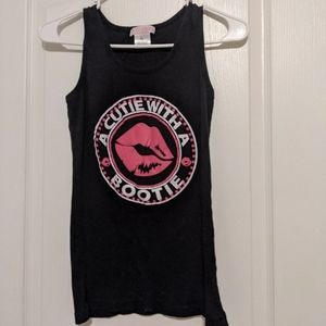Women's Juniors XL Cutie with a Bootie Tank Top